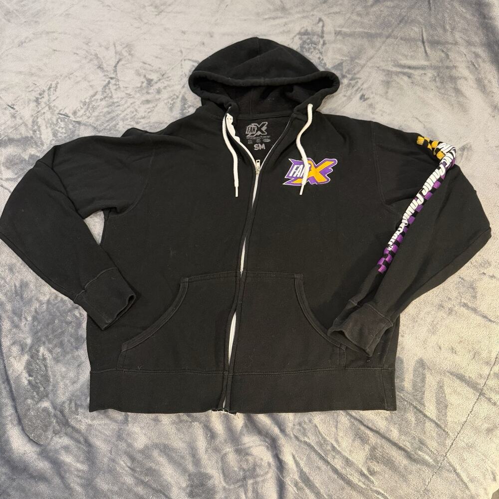 Independent FanX Superpowered Comfort Hoddie Black Teen's Sz S Casual